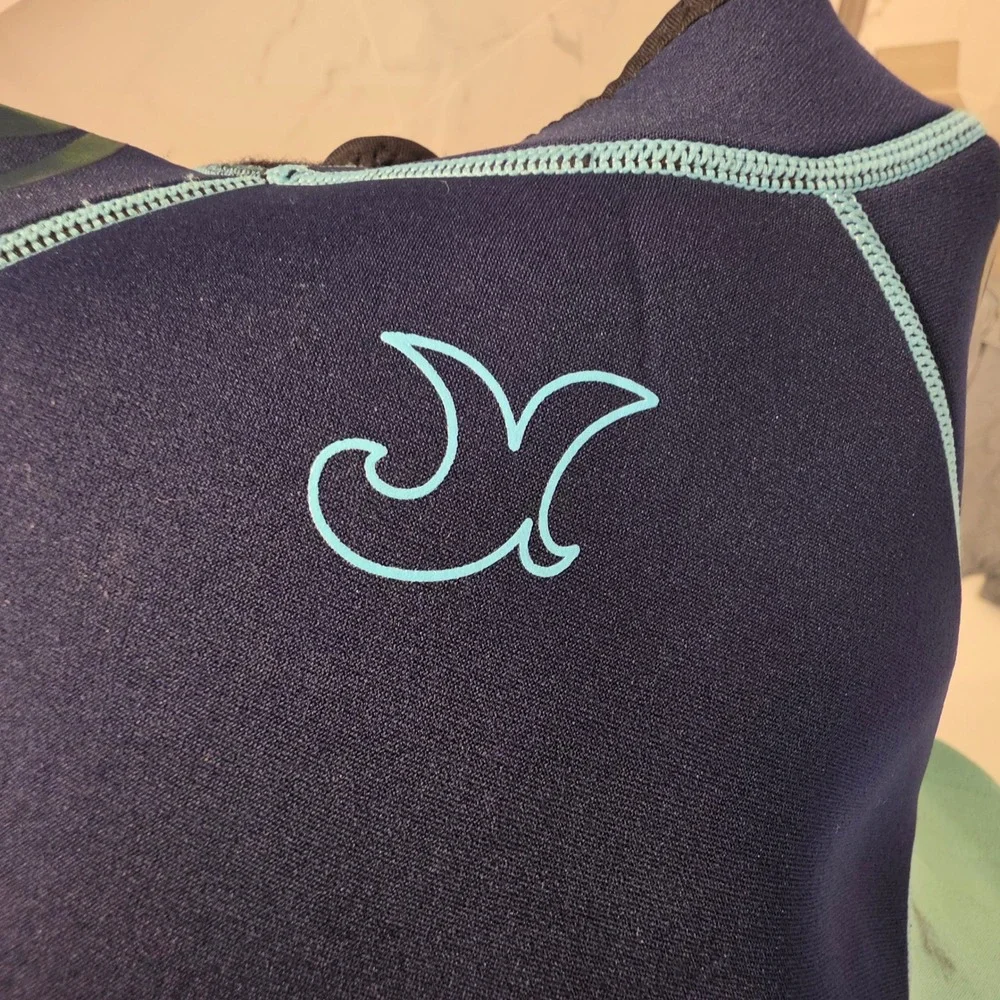 Xuker Wetsuit Womens Medium Navy Blue Full Body Neoprene Scuba Surf